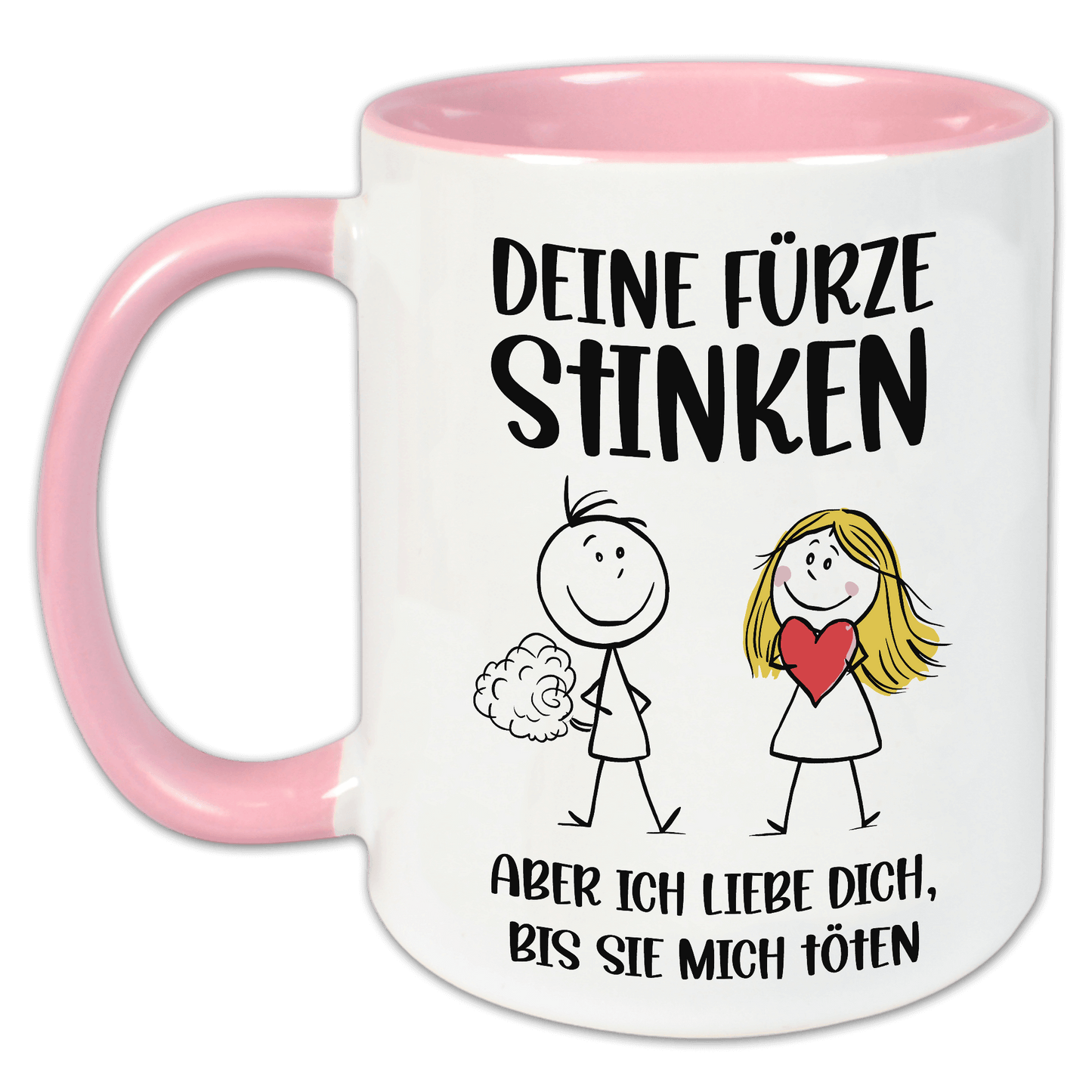 "Deine Fürze stinken" Tasse