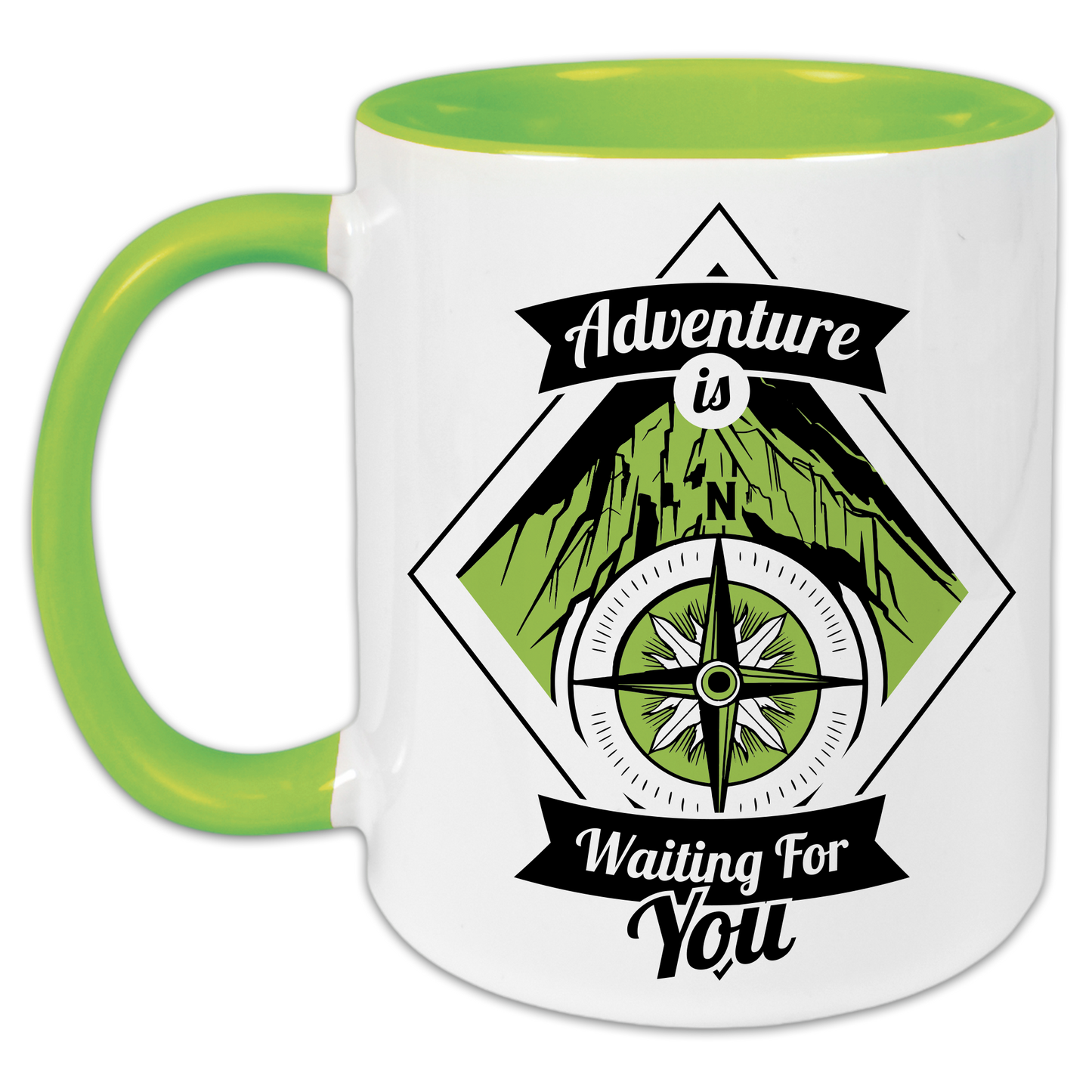 "Adventure is waiting for you" Tasse