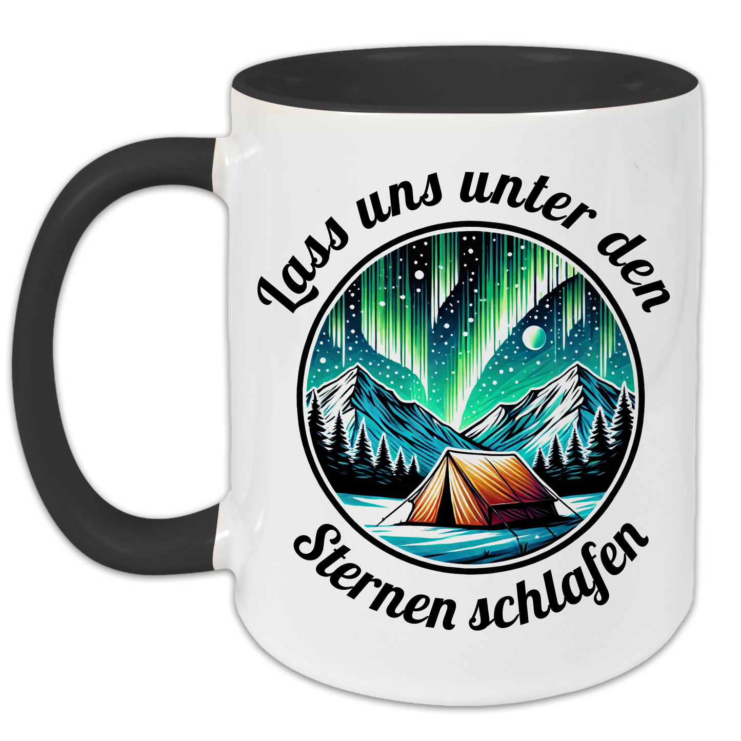 "Lass uns unter den Sternen schlafen" Tasse