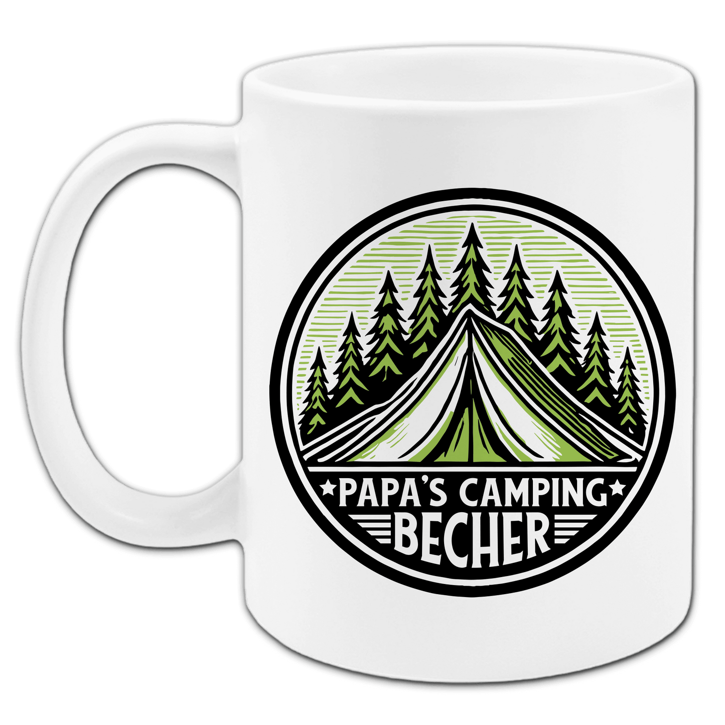 "Papa's Campingbecher" Tasse