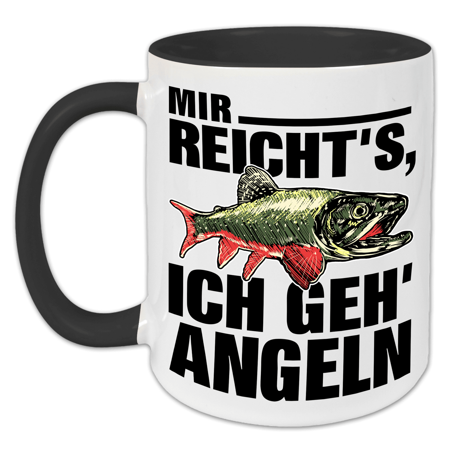 "Mir reicht's, ich geh angeln" Tasse