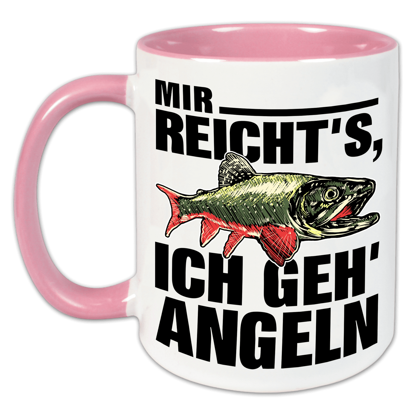"Mir reicht's, ich geh angeln" Tasse