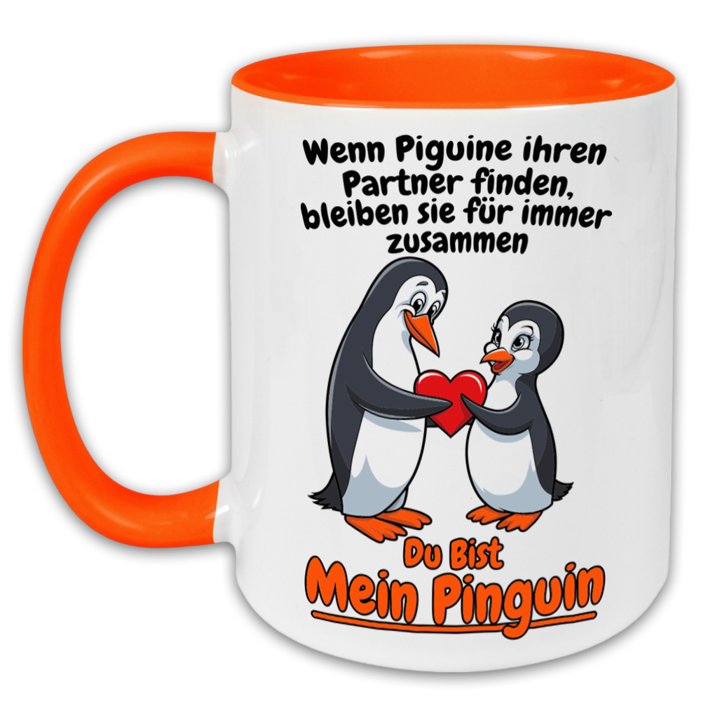 "Du bist mein Pinguin" Tasse