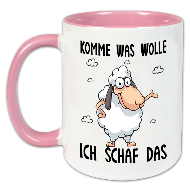 "Komme was Wolle" Tasse