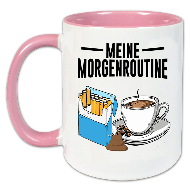 "Meine Morgenroutine" Tasse