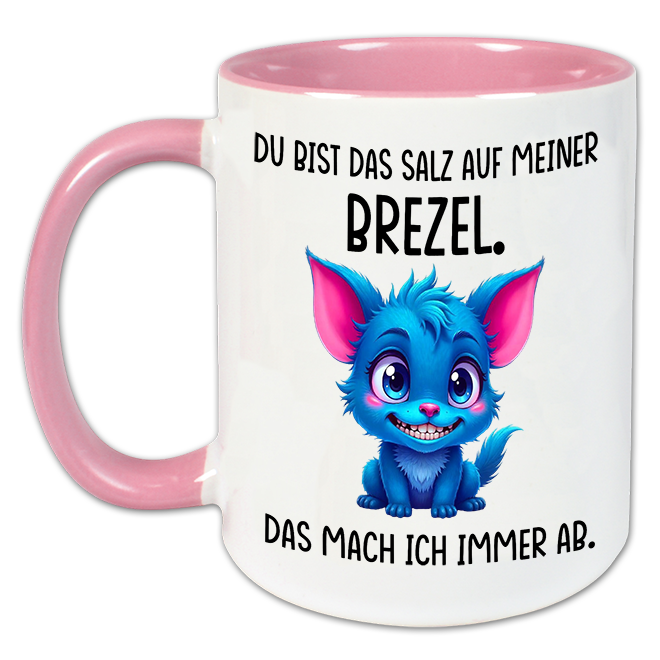 "Du bist das Salz auf meiner Brezel" Tasse