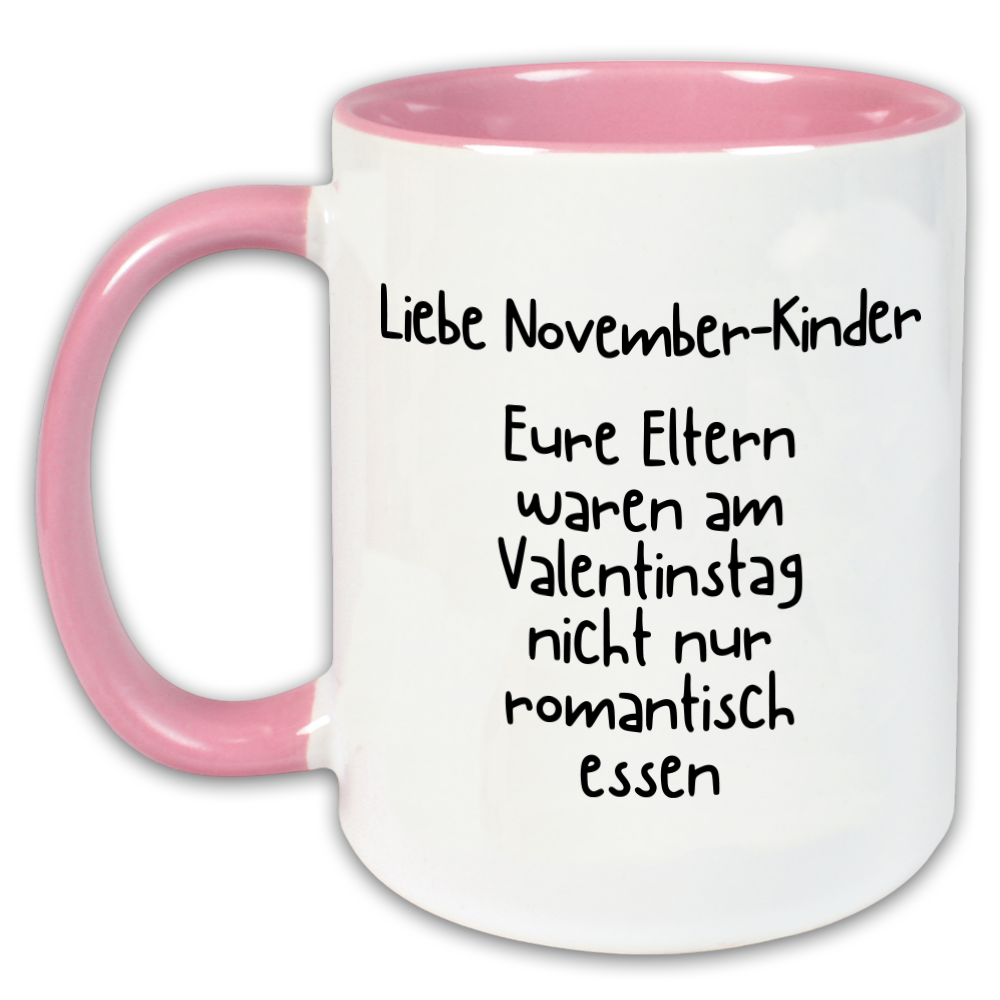 "Liebe November-Kinder" Tasse