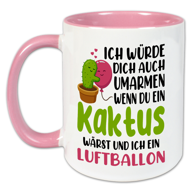 "Ich würde dich auch umarmen" Tasse
