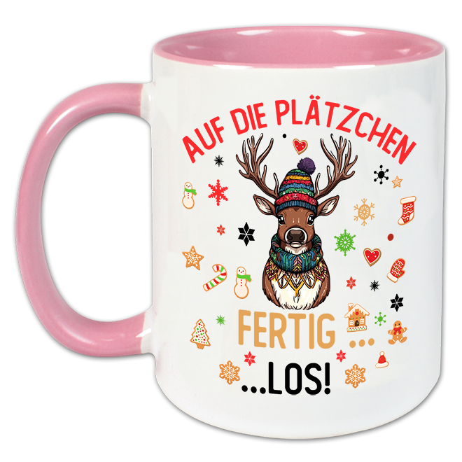 "Auf die Plätzchen, fertig, los" Tasse