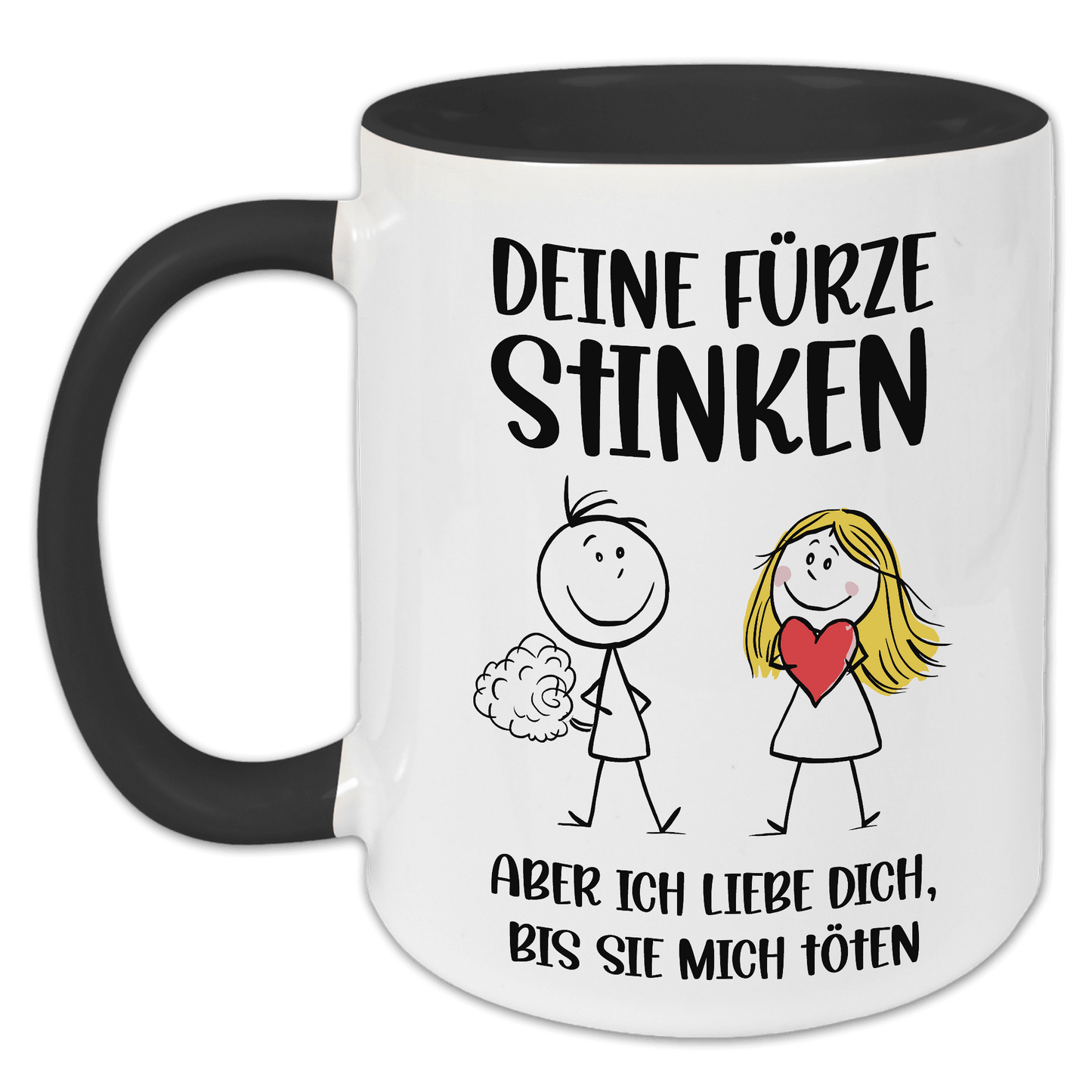 "Deine Fürze stinken" Tasse