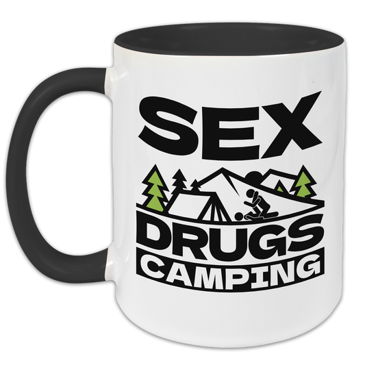 "Sex-Drugs-Camping" Tasse