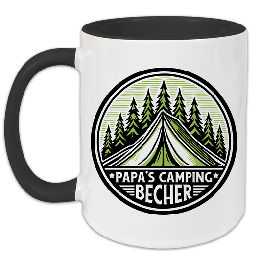 "Papa's Campingbecher" Tasse