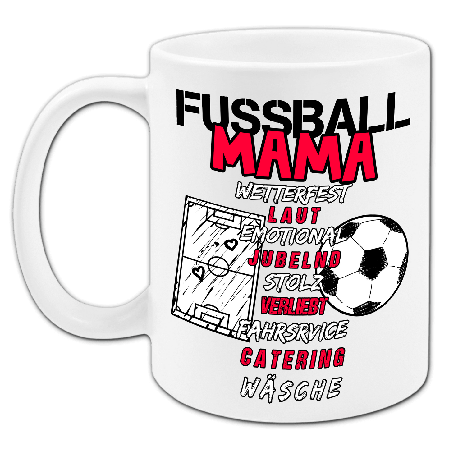 "Fußball Mama" Tasse