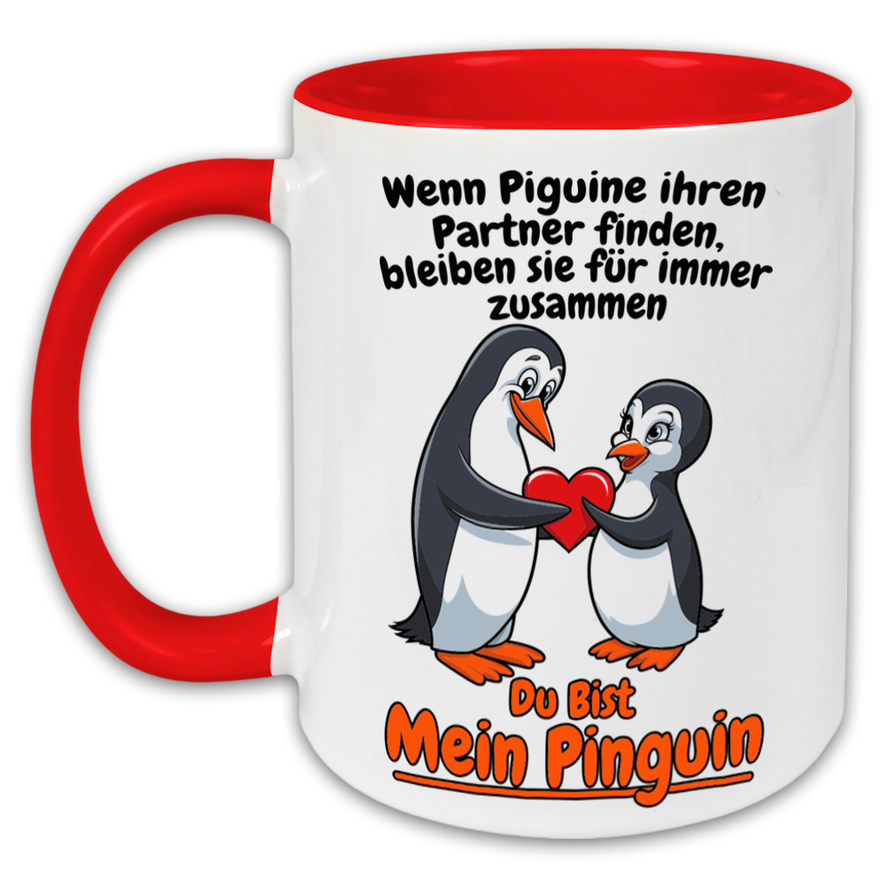 "Du bist mein Pinguin" Tasse