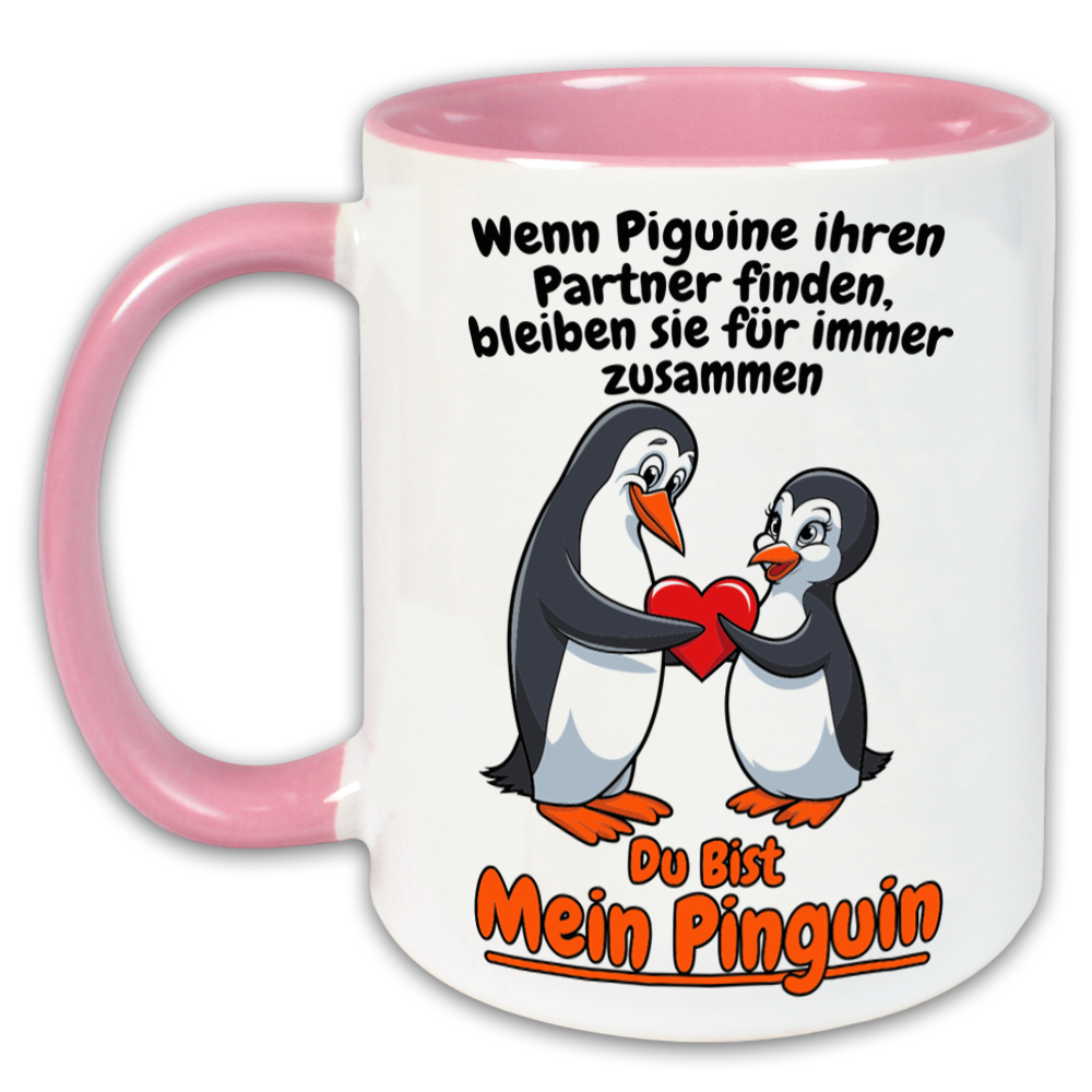 "Du bist mein Pinguin" Tasse