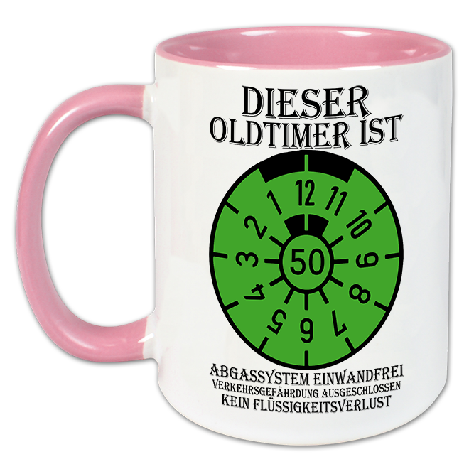 "Dieser Oldtimer ist 50" Tasse