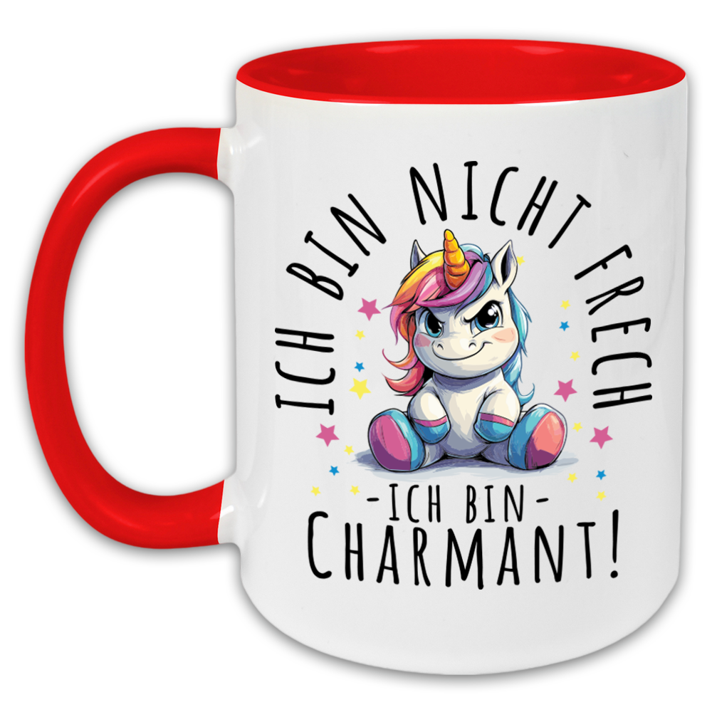 "Ich bin nicht frech!" Tasse