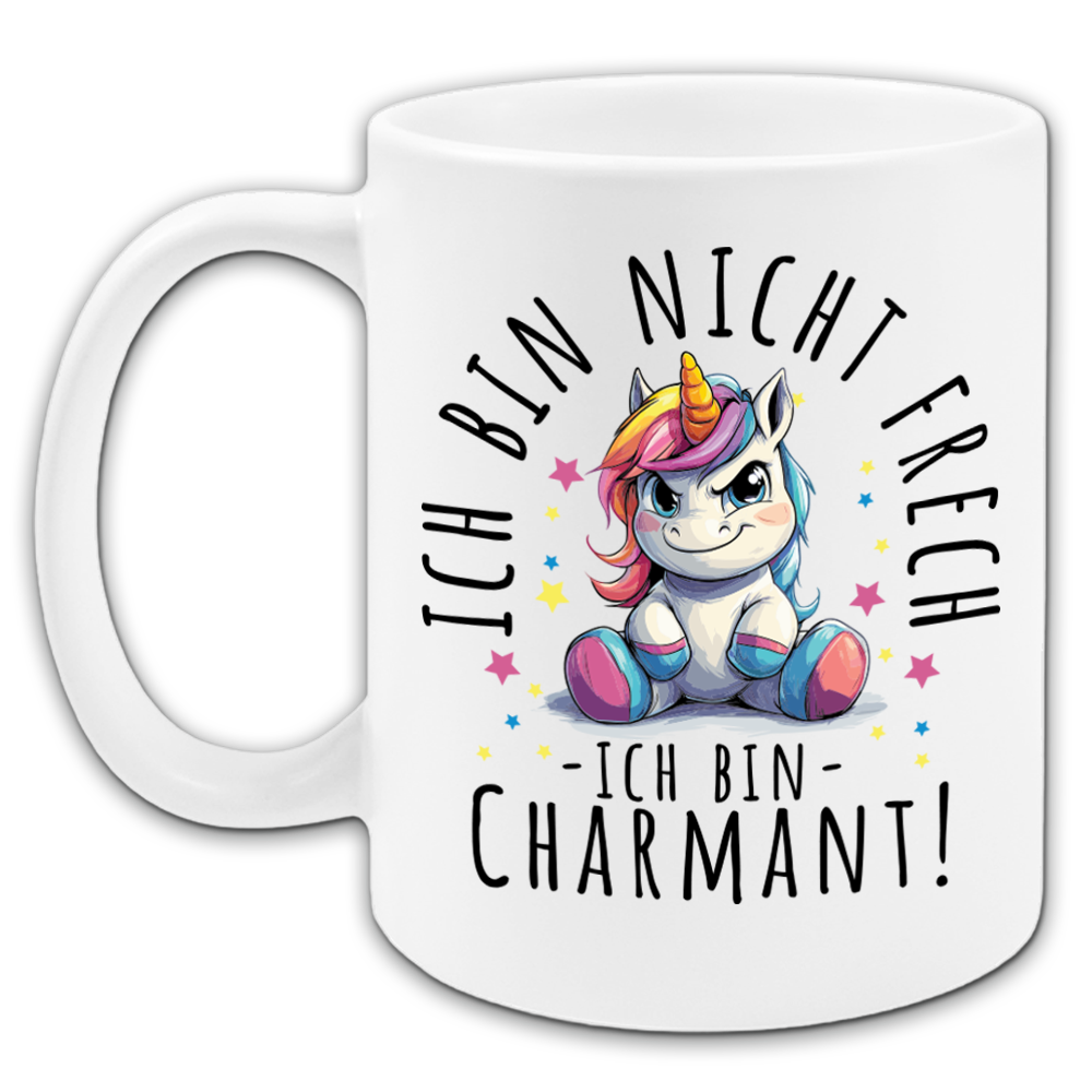 "Ich bin nicht frech!" Tasse