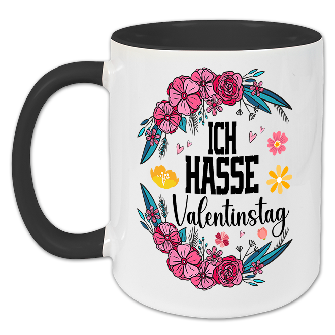 "Ich hasse Valentinstag" Tasse
