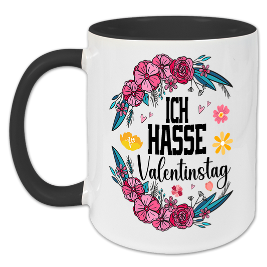 "Ich hasse Valentinstag" Tasse