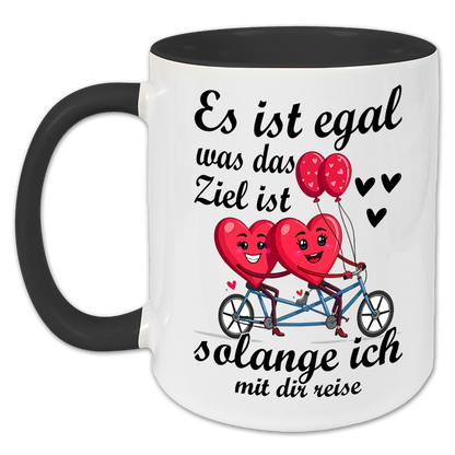 "Es ist egal was das Ziel ist" Tasse
