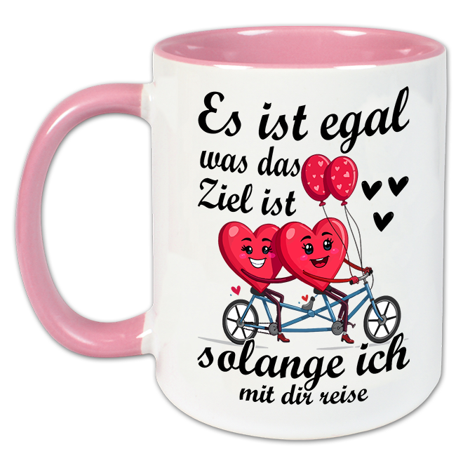 "Es ist egal was das Ziel ist" Tasse