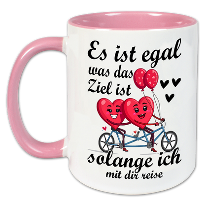 "Es ist egal was das Ziel ist" Tasse