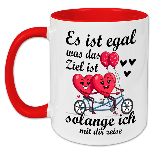 "Es ist egal was das Ziel ist" Tasse