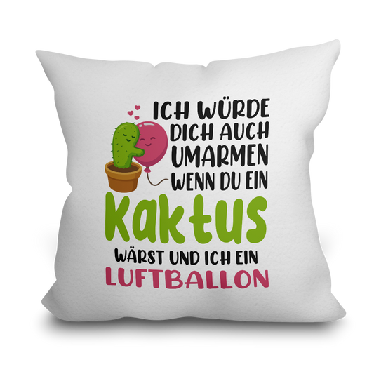 "Kaktus und Ballon" Kissen