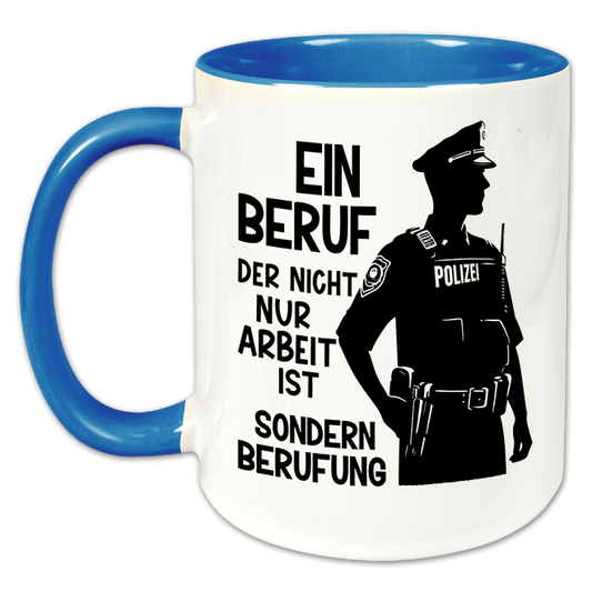 "Mehr als ein Beruf - Polizei" Tasse