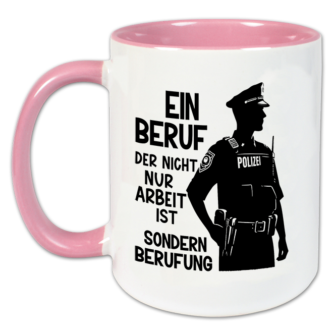 "Mehr als ein Beruf - Polizei" Tasse