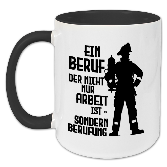 "Mehr als ein Beruf - Feuerwehr" Tasse