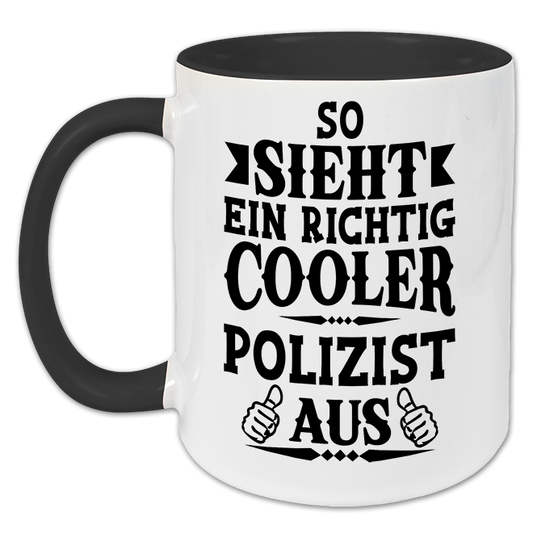 "Cooler Polizist" Tasse