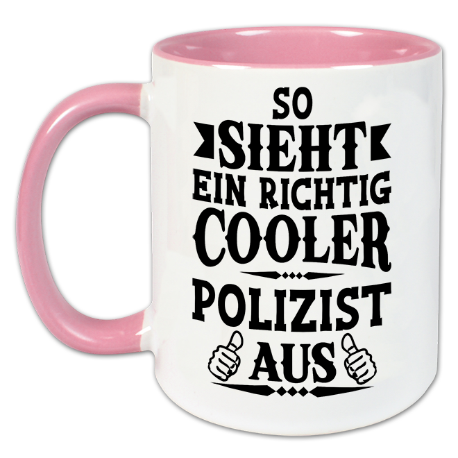 "Cooler Polizist" Tasse