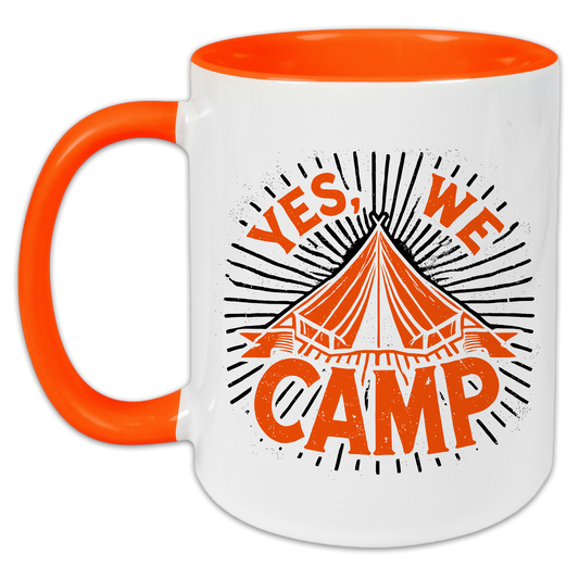 "YES WE CAMP" Tasse