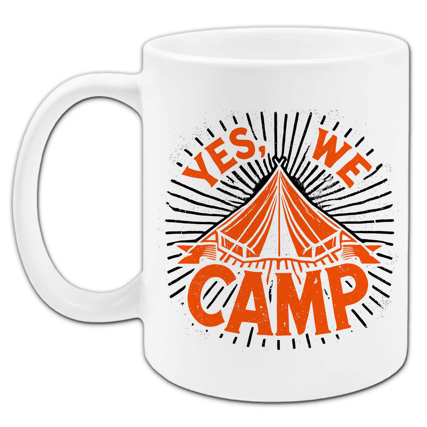 "YES WE CAMP" Tasse