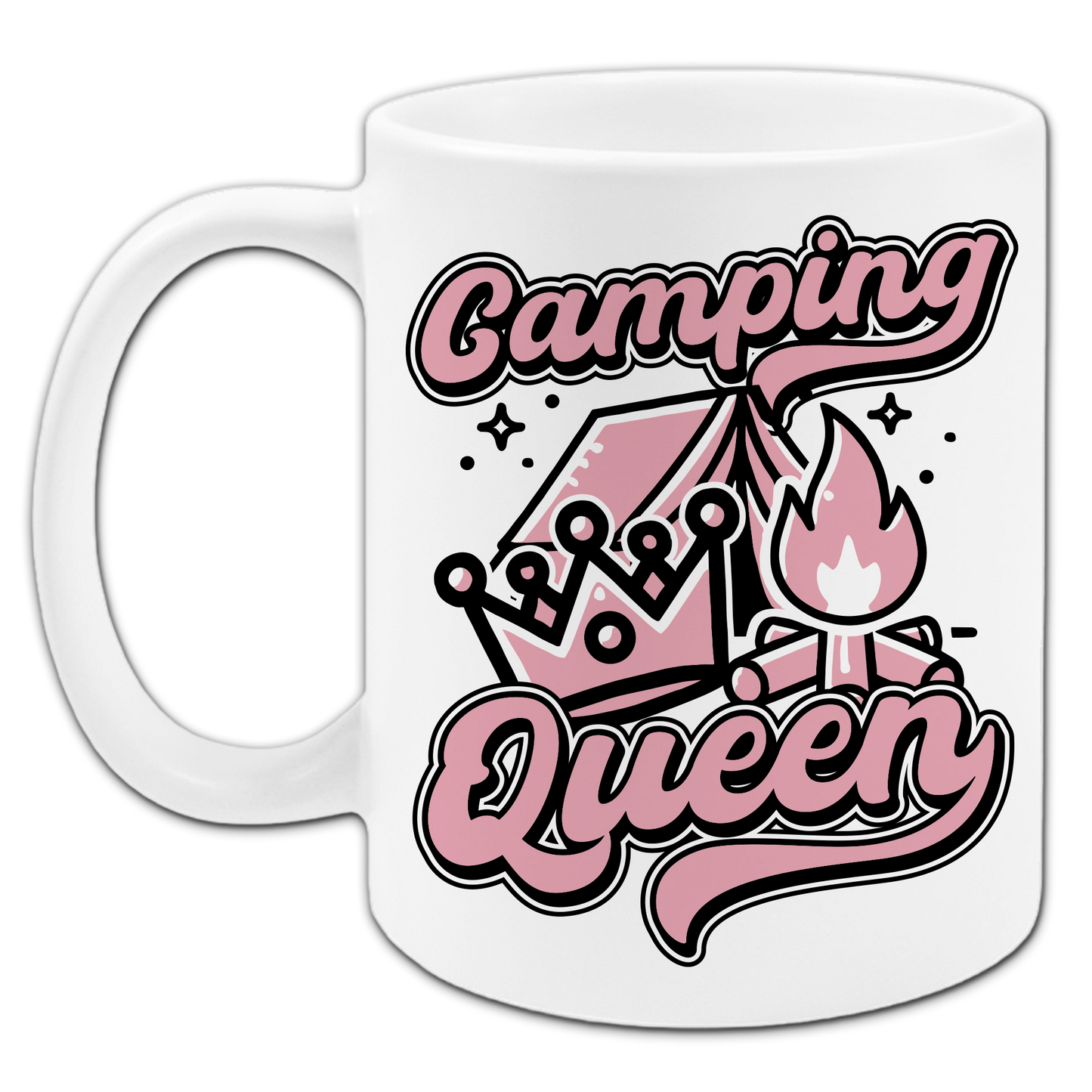 "Camping Queen" Tasse