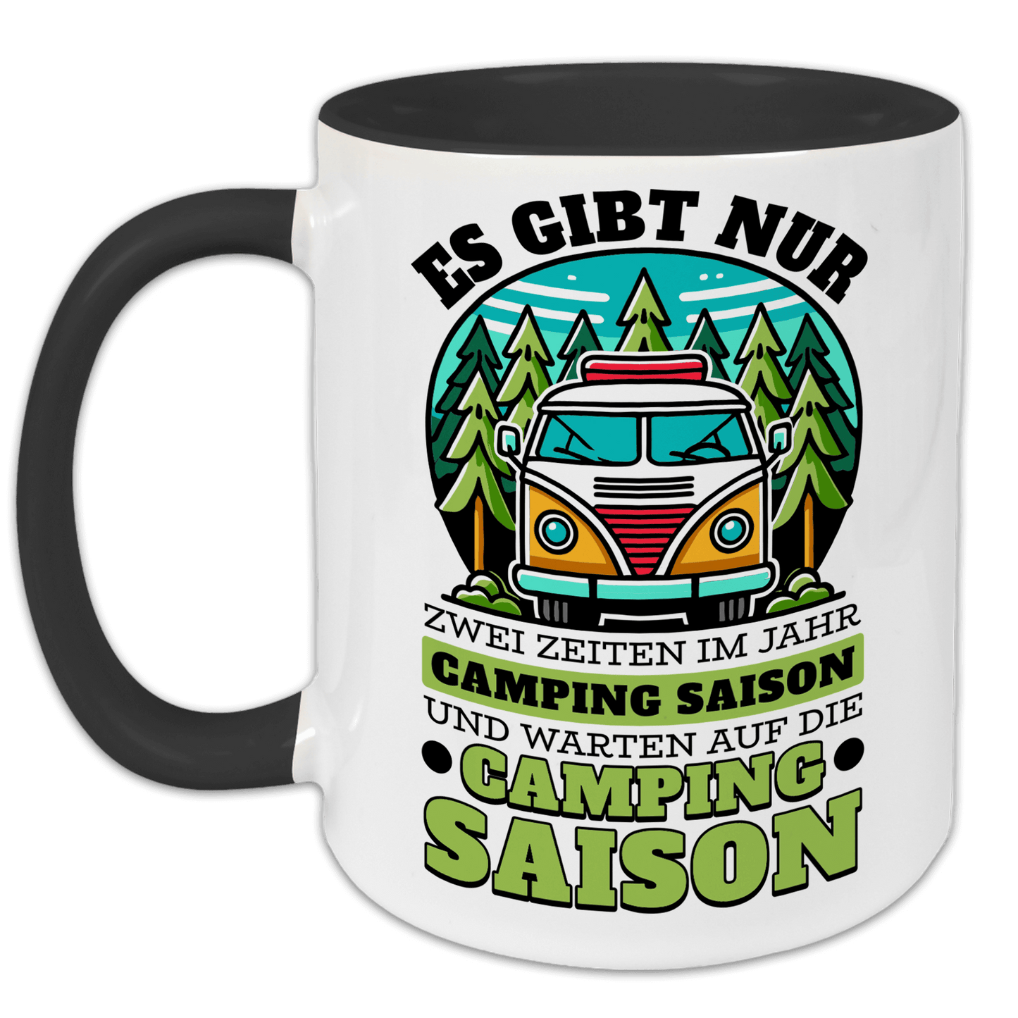 "Es gibt nur zwei Zeiten im Jahr - Camping Saison und warten auf die Camping Saison" Tasse