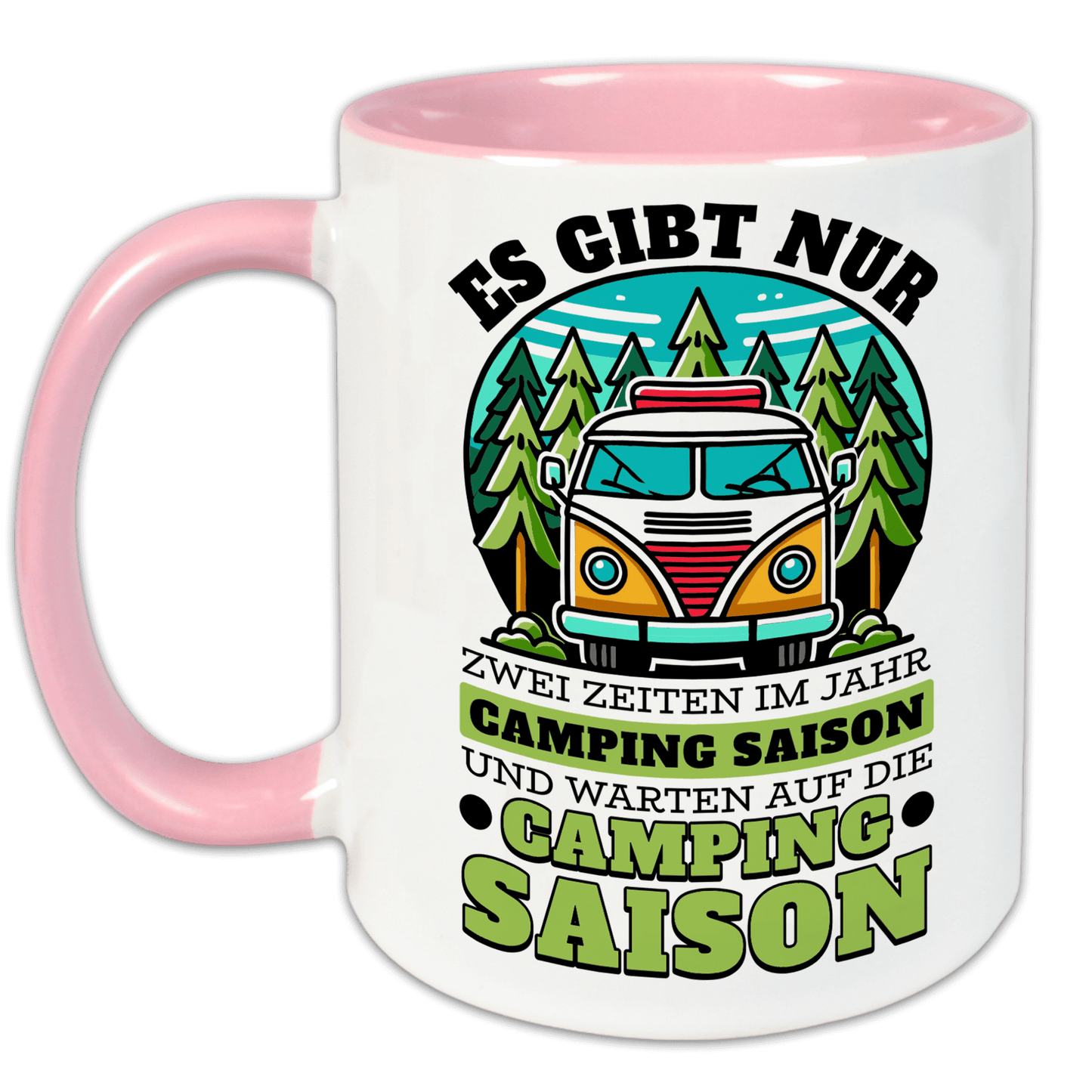 "Es gibt nur zwei Zeiten im Jahr - Camping Saison und warten auf die Camping Saison" Tasse